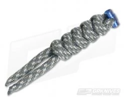 Chris Reeve Small Sebenza 21 Multicolored Knotted Lanyard ACU Camo/Blue