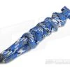 Chris Reeve Small Sebenza 21 Multicolored Knotted Lanyard Bucky Blue/Blue