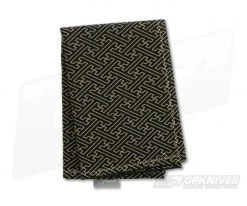 SwankHanks Black Sayagata Japanese Cotton and Microsuede Hank