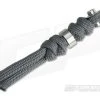 Chris Reeve Small Inkosi Charcoal Lanyard with Silver Bead -Cheap Knife Accessories Store 0046