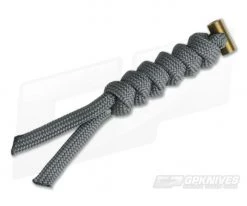 Chris Reeve Large Sebenza Charcoal Lanyard Gold