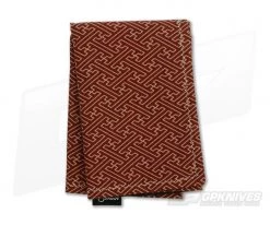 SwankHanks Red Sayagata Japanese Cotton and Microsuede Hank