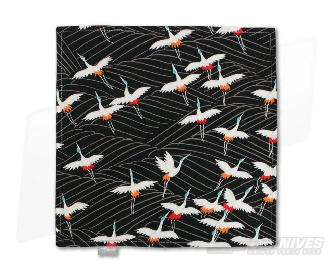 SwankHanks "The Flight of the Crane" Cotton and Microsuede Hank 4 SwankHanks "The Flight of the Crane" Cotton and Microsuede Hank - Image 2