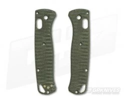 Putman Blade Scales Benchmade Bugout 535 Green Micarta Scales