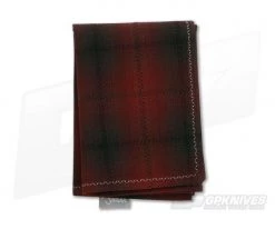 SwankHanks Lumberjack Red Cotton and Microsuede Hank