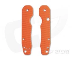Putman Blade Scales Spyderco Smock Grooved Orange G10 Scales