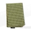 SwankHanks Green Check Cotton Flannel and Microsuede Hank