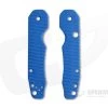 Putman Blade Scales Spyderco Smock Grooved Blue G10 Scales -Cheap Knife Accessories Store 012 3 7