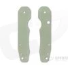 Putman Blade Scales Spyderco Smock Grooved Jade G10 Scales -Cheap Knife Accessories Store 013 1 12