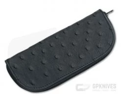 Cheap Knife Accessories Store 11 Adam Unlimited Ostrich Zipper Pouch Large
