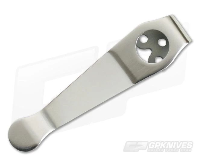 Lynch Northwest Spyderco Short Polished Titanium Deep Carry Pocket Clip 3 Lynch Northwest Spyderco Short Polished Titanium Deep Carry Pocket Clip