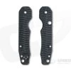 Putman Blade Scales Spyderco Smock Grooved Black Micarta Scales -Cheap Knife Accessories Store 017 2 2