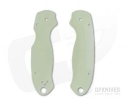 Putman Blade Scales Spyderco Para 3 Smooth Jade Green G10 Scales