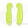 Putman Blade Scales Spyderco Para 3 Smooth Day Glow Yellow G10 Scales