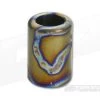 Ti Survival Titanium Lanyard Bead Grooveless Polished Random Flame Ano -Cheap Knife Accessories Store 023