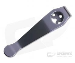 Lynch Northwest Titanium Deep Carry Pocket Clip Spyderco Short Purple Smoke