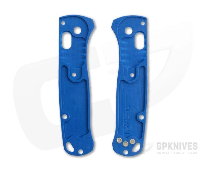 Putman Blade Scales Benchmade Mini Bugout 533 Blue G10 Custom Scales 4 Putman Blade Scales Benchmade Mini Bugout 533 Blue G10 Custom Scales - Image 2