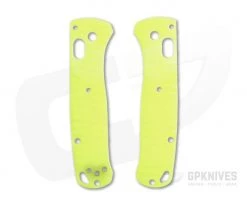 Putman Blade Scales Benchmade Mini Bugout 533 DayGlo Yellow G10 Custom Scales