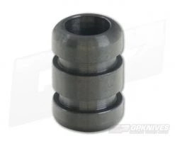 Ti Survival Zirconium Lanyard Bead Grooved Black