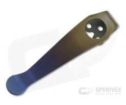 Lynch Northwest Fade Ano Spyderco Short Titanium Deep Carry Pocket Clip