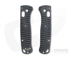 Putman Blade Scales Benchmade Mini Bugout 533 Dark Black Micarta Custom Scales