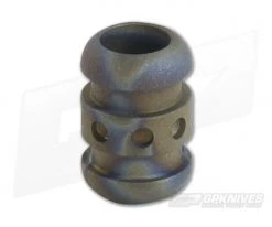 Ti Survival Titanium Lanyard Bead Droid Sandblasted Random Flame Anodized