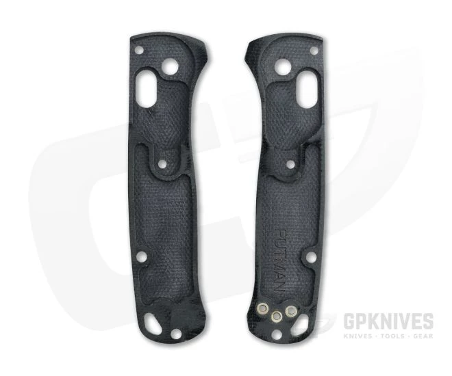 Putman Blade Scales Benchmade Mini Bugout 533 Dark Black Micarta Custom Scales 4 Putman Blade Scales Benchmade Mini Bugout 533 Dark Black Micarta Custom Scales - Image 2