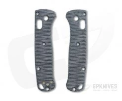 Putman Blade Scales Benchmade Mini Bugout 533 Black Micarta Custom Scales