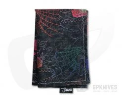 SwankHanks Rainbow Day of the Dead Cotton and Microsuede Hank