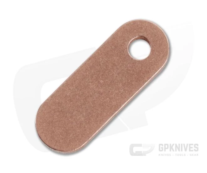Hinderer Knives Pocket Clip Filler Tab Copper 3 Hinderer Knives Pocket Clip Filler Tab Copper