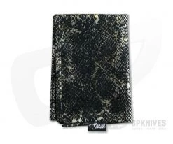 SwankHanks Metallic Gold Snakeskin Cotton and Microsuede Hank