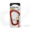 Nite Ize SlideLock Carabiner Aluminum #4 Orange 1 Nite Ize SlideLock Carabiner Aluminum #4 Orange -Cheap Knife Accessories Store 04045