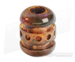 Ti Survival Copper Droid XL Lanyard Bead Polished Patina Finish