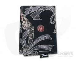 SwankHanks Navy Tabane Noshi Uzumaki Spiral Japanese Dobby Cotton Hank