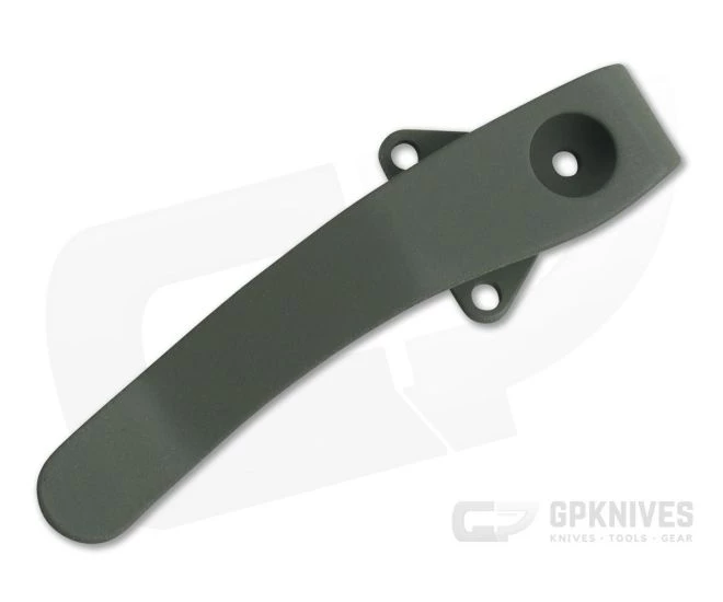 Lynch Northwest Spyderco Military OD Green Cerakote Titanium Deep Carry Pocket Clip 3 Lynch Northwest Spyderco Military OD Green Cerakote Titanium Deep Carry Pocket Clip