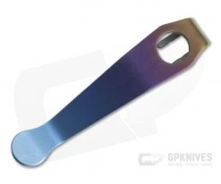 Lynch Northwest Spyderco Standard Wire Clip Replacement Deep Carry Titanium Clip Fade Ano