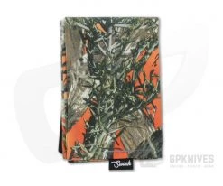 SwankHanks True Timber Mc2 Blaze Orange and Black Microsuede Hank