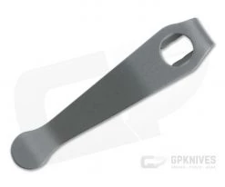 Lynch Northwest Spyderco Standard Wire Clip Replacement Titanium Deep Carry Clip Sandwashed