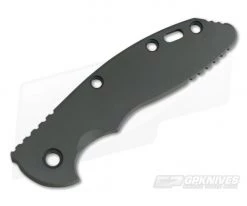 Hinderer Knives Black DLC Finished Smooth Titanium XM-18 3.5" Handle Scale