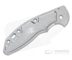 Hinderer Knives Stonewashed Smooth Titanium XM-18 3.5" Handle Scale -Cheap Knife Accessories Store 0588 2 2