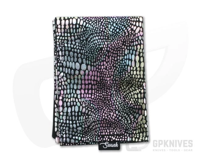 SwankHanks Metallic Reptile Skin Cotton and Microsuede Hank 3 SwankHanks Metallic Reptile Skin Cotton and Microsuede Hank