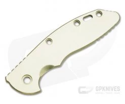 Hinderer Knives Satin Smooth Brass XM-18 3.5" Handle Scale