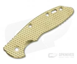 Hinderer Knives Textured Brass XM-18 3.5" Handle Scale