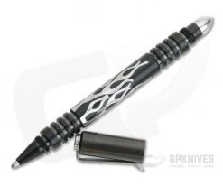 Hinderer Knives Investigator Pen Flames Stonewashed Black DLC Stainless Steel 0869 5 Hinderer Knives Investigator Pen Flames Stonewashed Black DLC Stainless Steel 0869 -Cheap Knife Accessories Store 0869 2