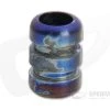 Ti Survival Grooved Titanium Lanyard Bead Blue Smoke Anodized 086 2 Ti Survival Grooved Titanium Lanyard Bead Blue Smoke Anodized 086 -Cheap Knife Accessories Store 086 1 3