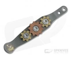 Hinderer Gear Clip Working Finish Titanium Pocket Clip 0917