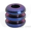 Ti Survival Three Ribbed Titanium Lanyard Bead Blue Anodized Purple Grooves -Cheap Knife Accessories Store 091 1 2