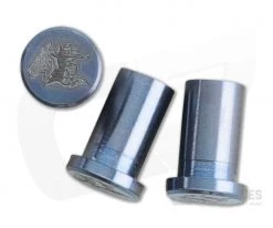 Hinderer Knives XM-18 3.5" Skinny Handle Nuts Stonewashed Blue Horse Head 3 Set 0922