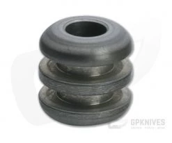 Ti Survival Three Ribbed Titanium Lanyard Bead Plain Finish