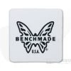 Benchmade White and Black Butterfly Logo 1x1 Sticker 100933F -Cheap Knife Accessories Store 100933f 1